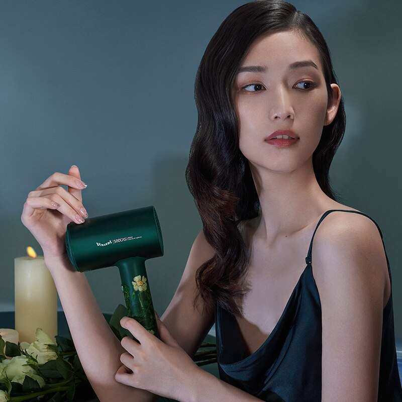 SOOCAS H5 Anion Hair Dryer 1800W Professional Blow Dryer Aluminum Alloy Powerful Electric Dryer Orginal Europe EU Plug Vangogh