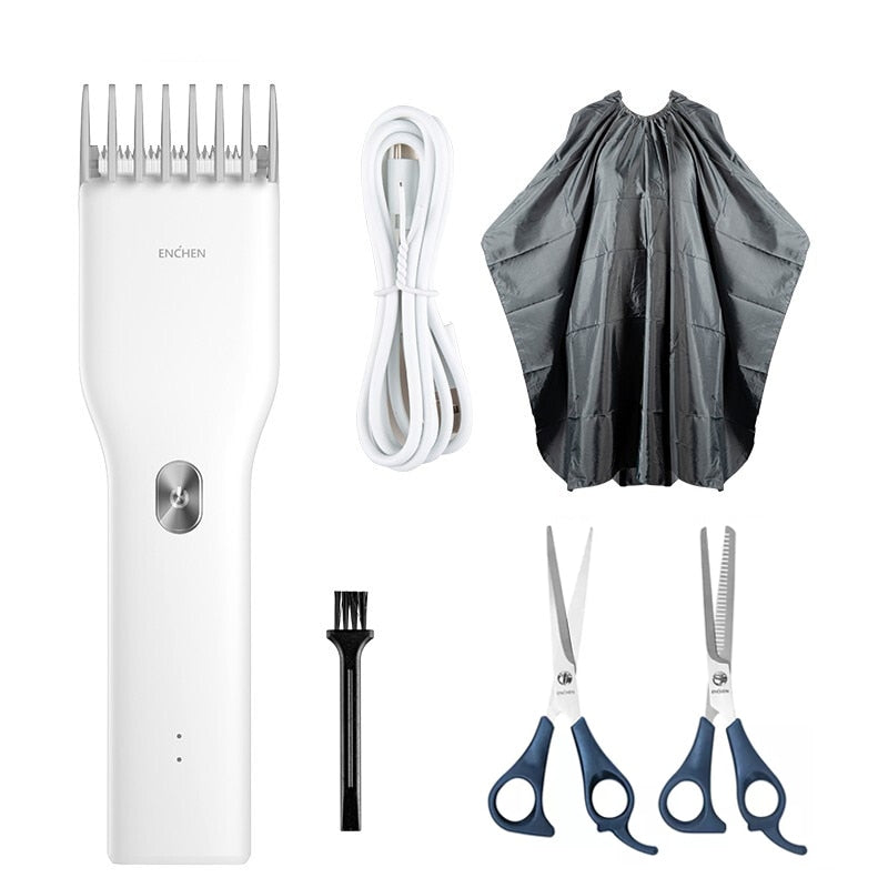 ENCHEN Boost Hair Clippers for Men Children Family Use Rechargeable Cordless Hair Trimmer Portable Electric Haircut