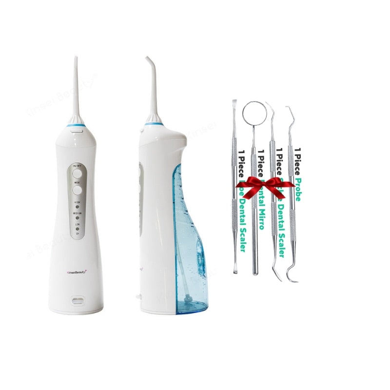 Adult Oral Irrigator Tips Portable Electric USB Rechargeable Tank Waterproof 7 Teeth Cleansing Tooth Care Clean Hygiene Dental