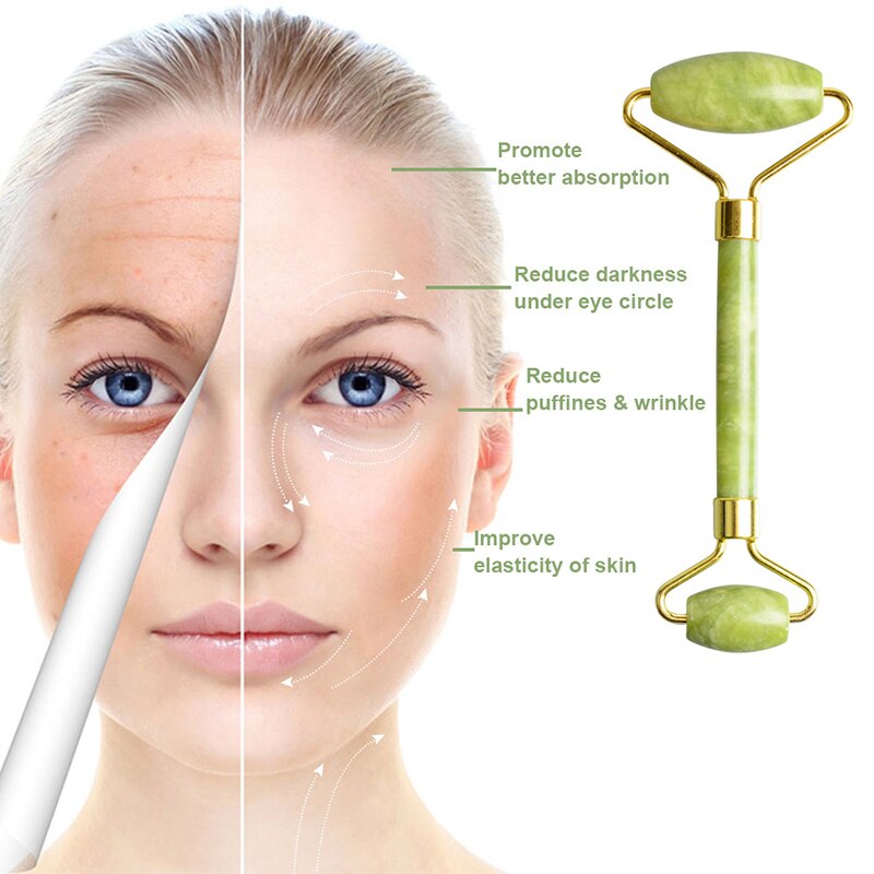 Eternal Flower Gua Sha Scraper Jade Roller Neck Body Relaxation Face Massager Guache Board Slimming Thin Lift Beauty Skin Care