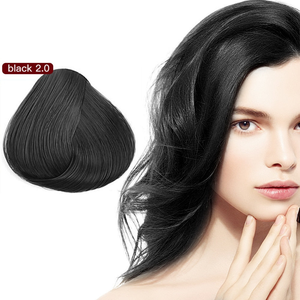 500ml Natural Hair Dye Argan Oil Essence Permanent Shampoo Hair Color Cream Cover Gray Hair For Women Men Hair Care