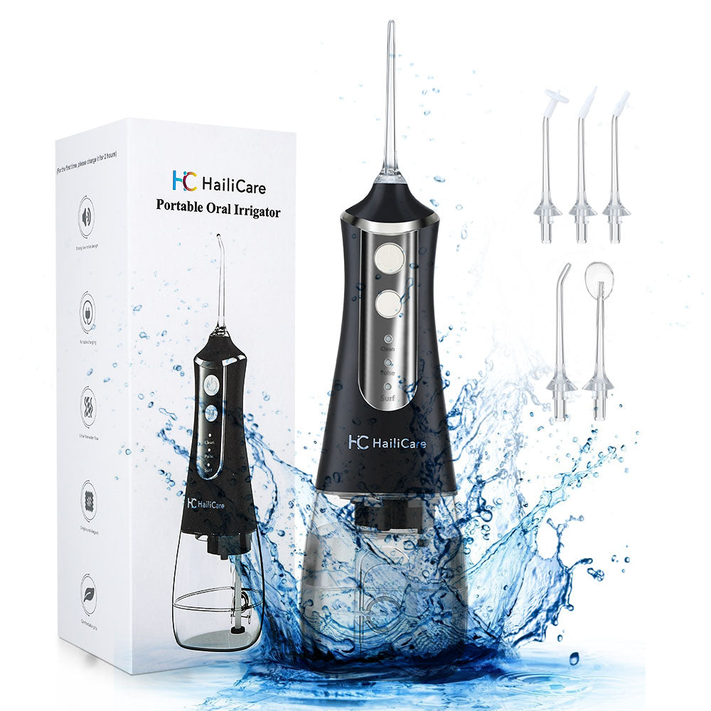 350ML Electric Oral Irrigator 3 Mode Dental Water Flosser Rechargeable teeth whitening Waterproof Water Tank Jet Teeth Cleaner