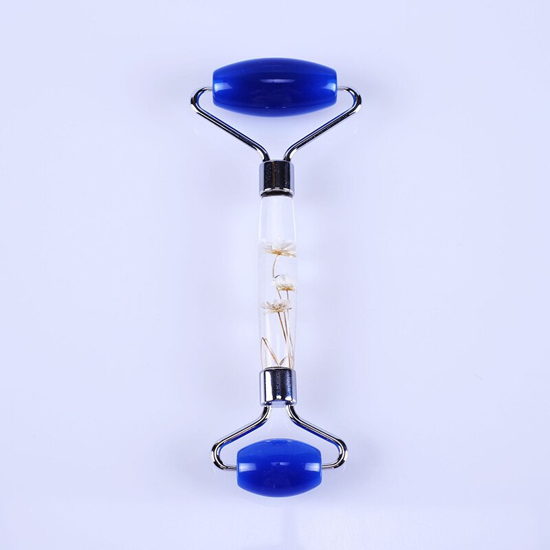 Eternal Flower Gua Sha Scraper Jade Roller Neck Body Relaxation Face Massager Guache Board Slimming Thin Lift Beauty Skin Care