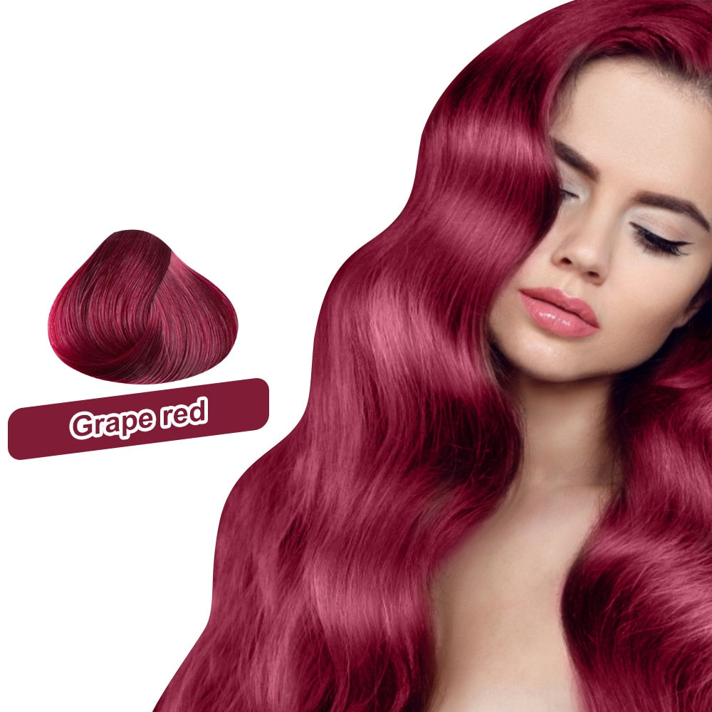 500ml Natural Hair Dye Argan Oil Essence Permanent Shampoo Hair Color Cream Cover Gray Hair For Women Men Hair Care