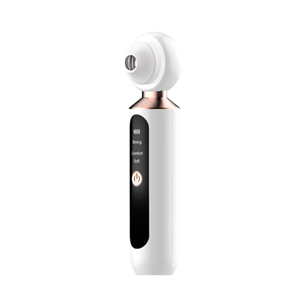 Visual Blackhead Vacuum Remover with Magnifier LED Light Face Pore Cleaner Acne Black Electric Blackhead Removal Nose Cleaner