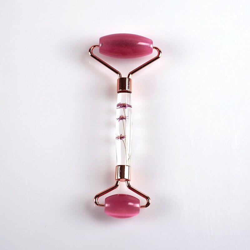 Eternal Flower Gua Sha Scraper Jade Roller Neck Body Relaxation Face Massager Guache Board Slimming Thin Lift Beauty Skin Care