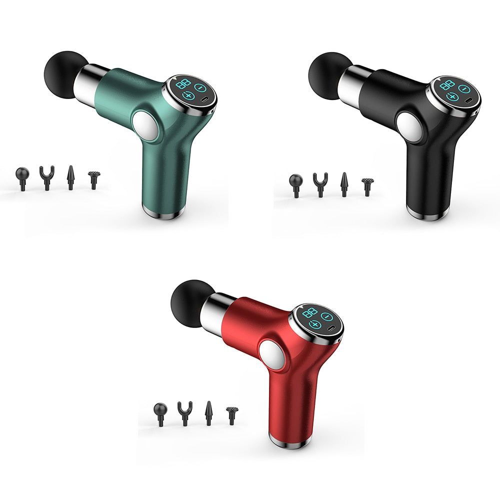 Mini Muscle Theragun Massage Gun Massage Body Neck Massager Deep Tissue Percussion Relaxation Pain Relief Exercising