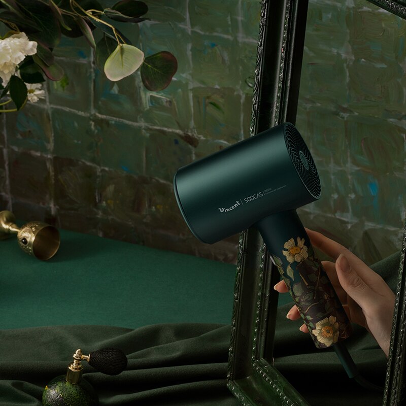 SOOCAS H5 Anion Hair Dryer 1800W Professional Blow Dryer Aluminum Alloy Powerful Electric Dryer Orginal Europe EU Plug Vangogh
