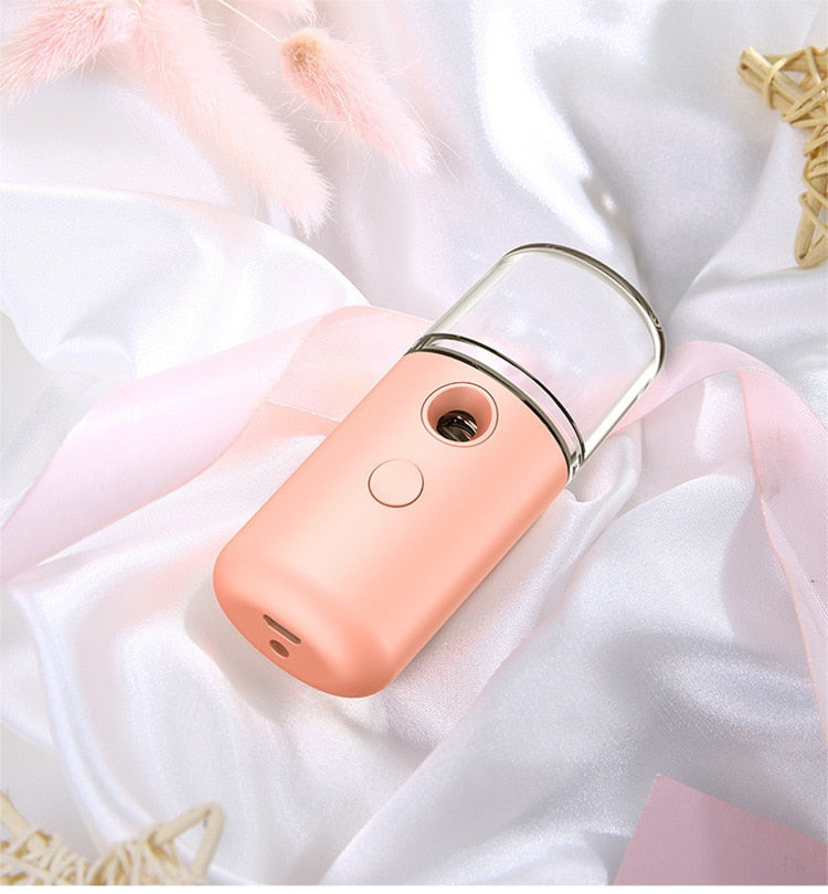 Portable Mini Nano Mist Spray Gun Hydrating Face Steamer Vaporizador Facial Nebulizador USB Moisturizing Skin Care Beauty Spa