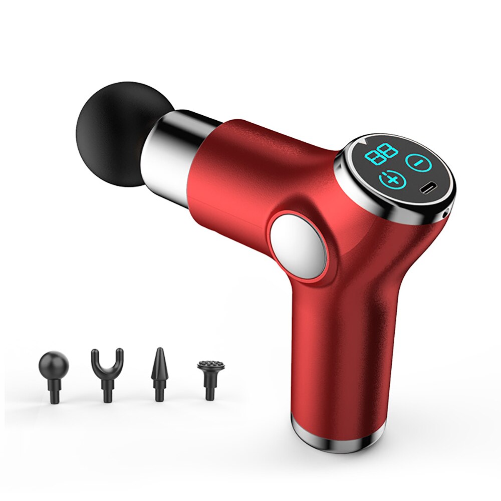 Mini Muscle Theragun Massage Gun Massage Body Neck Massager Deep Tissue Percussion Relaxation Pain Relief Exercising