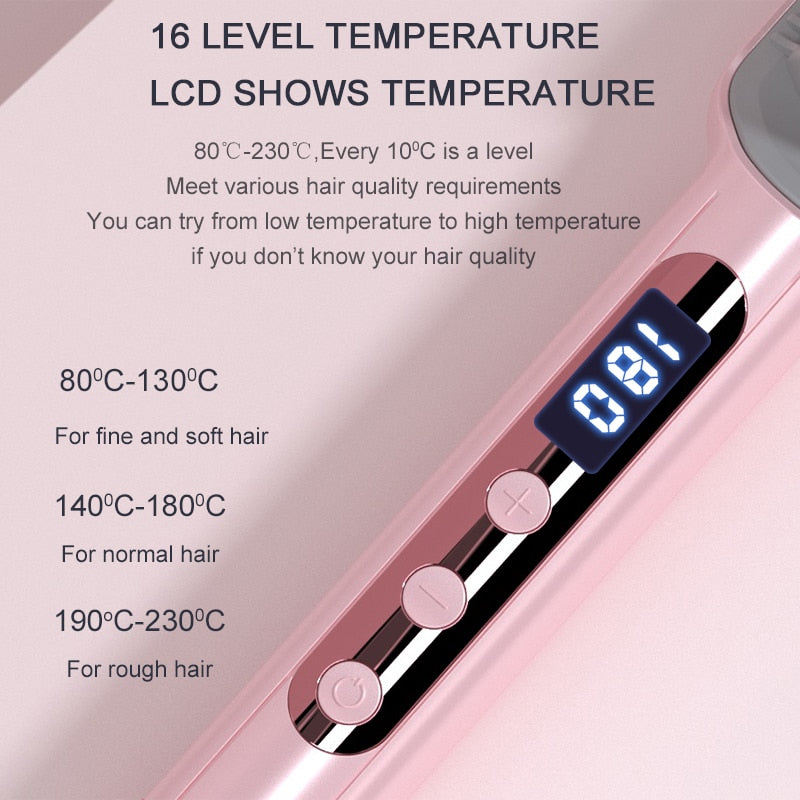 Profissional Hot Combs Anti-scalding Hair Straightener Brush Ceramic Hair Curler Heated Electric Smart Brush Hair Straightener