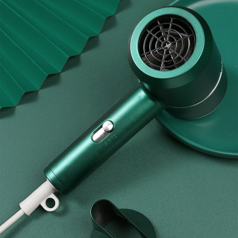 Thermostic Anion Hair Dryer Nanoe Water Ion Hair Care Professinal Quick Dry Hammer Ty 2000W Mini Professional Hairdryer For Home