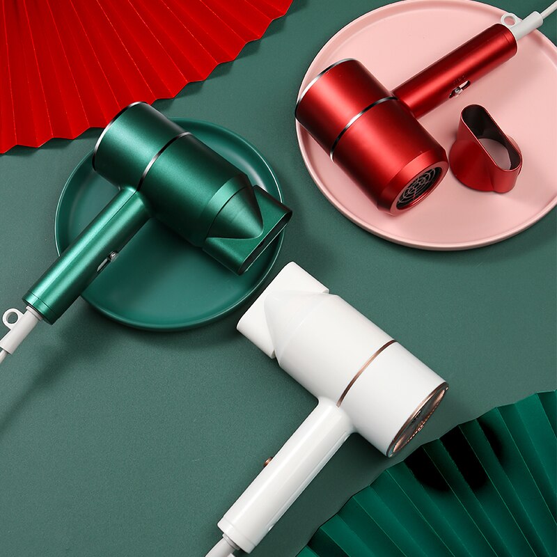 Thermostic Anion Hair Dryer Nanoe Water Ion Hair Care Professinal Quick Dry Hammer Ty 2000W Mini Professional Hairdryer For Home