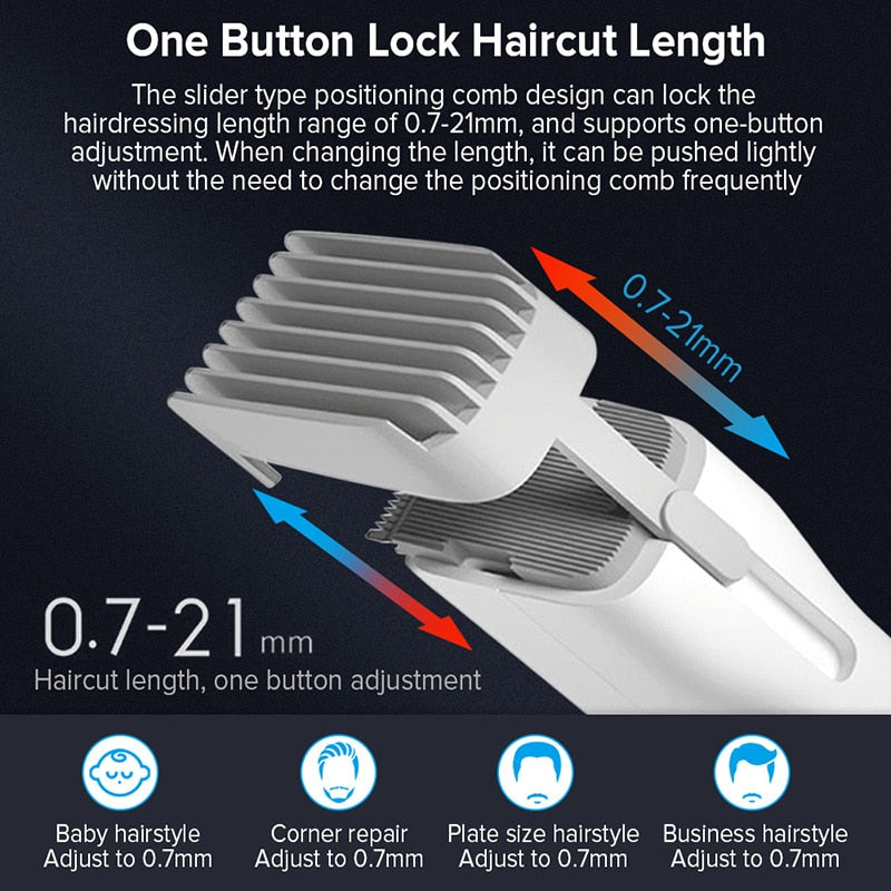 ENCHEN Boost Hair Clippers for Men Children Family Use Rechargeable Cordless Hair Trimmer Portable Electric Haircut