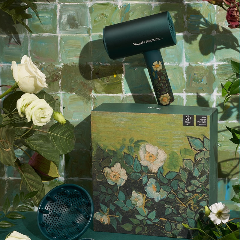 SOOCAS H5 Anion Hair Dryer 1800W Professional Blow Dryer Aluminum Alloy Powerful Electric Dryer Orginal Europe EU Plug Vangogh