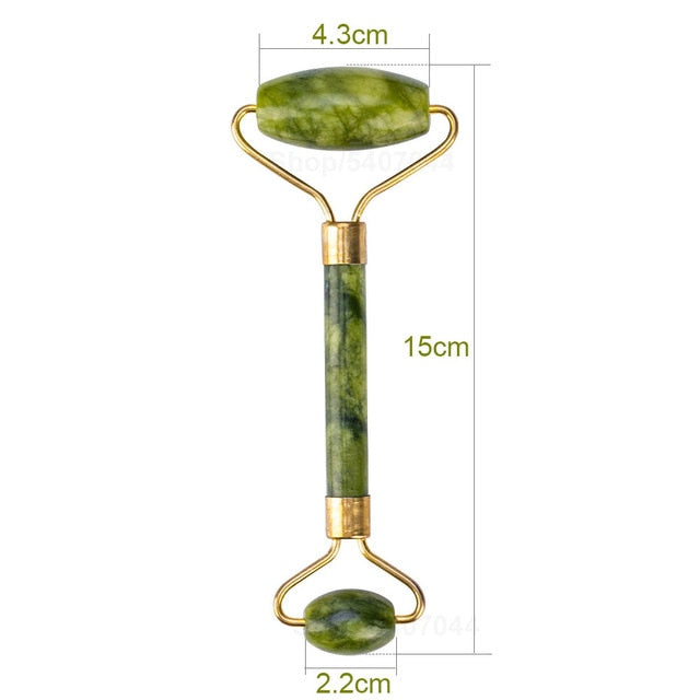 Eternal Flower Gua Sha Scraper Jade Roller Neck Body Relaxation Face Massager Guache Board Slimming Thin Lift Beauty Skin Care