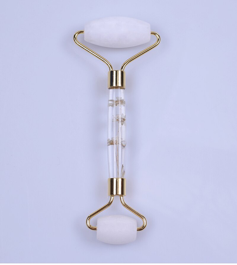 Eternal Flower Gua Sha Scraper Jade Roller Neck Body Relaxation Face Massager Guache Board Slimming Thin Lift Beauty Skin Care