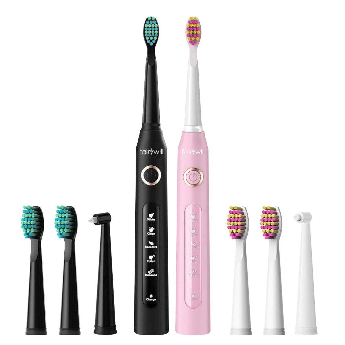 Electric Sonic Toothbrush FW-507 USB Charge Rechargeable Waterproof Electronic Tooth 8 Brushes Replacement Heads Adult