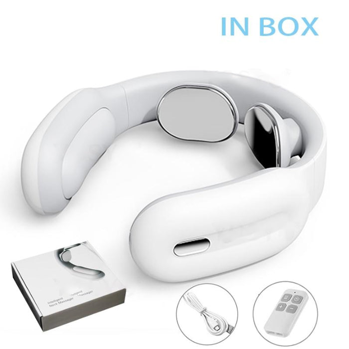 New Remote Smart Neck Shoulder EMS Muscle Massager Trainer Relaxation Electric Pain Relief ToolCervical Vertebra Physiotherapy