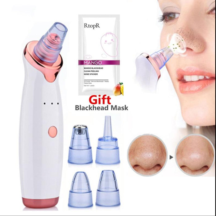 Facial Blackhead Remover Electric Acne Cleaner Blackhead Black Point Vacuum Cleaner Tool Black Spots Pore Cleaner Machine