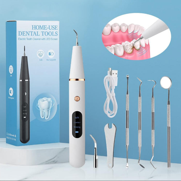Electric Sonic Dental Calculus Scaler Oral Teeth Irrigator Tartar Calculus Remover Plaque Stains Cleaner Remova Teeth Whitening