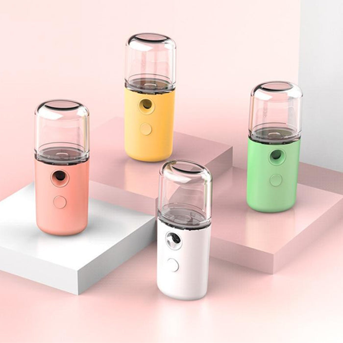 Portable Mini Nano Mist Spray Gun Hydrating Face Steamer Vaporizador Facial Nebulizador USB Moisturizing Skin Care Beauty Spa